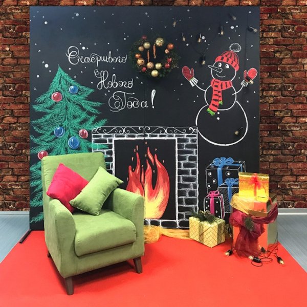 Новогодний баннер для фотозоны