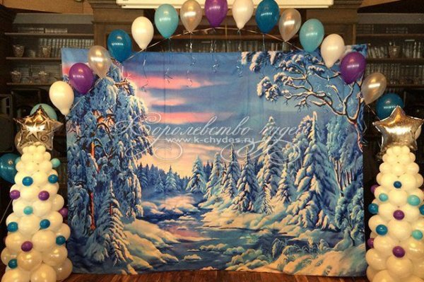 Новогодний баннер для фотозоны