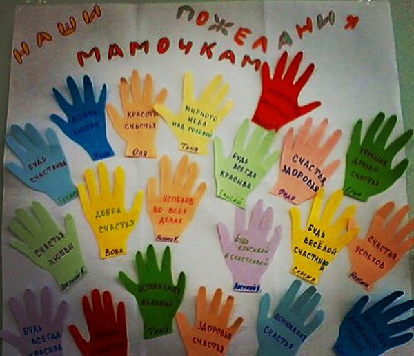 Плакат с ладошками