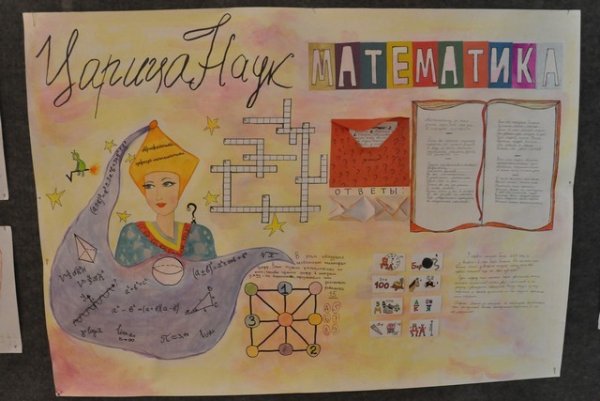 Плакат на тему математика