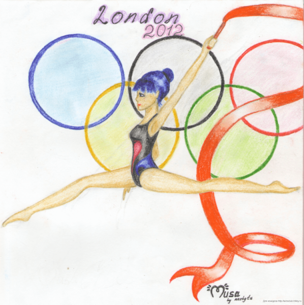 Рисунки на тему гимнастика для детей