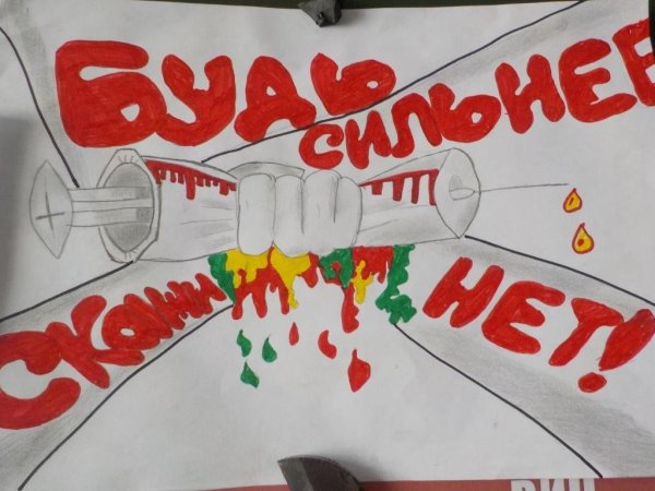 Плакат борьба со СПИДОМ