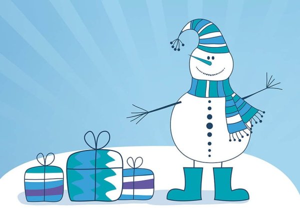 Конкурс веселый Снеговик