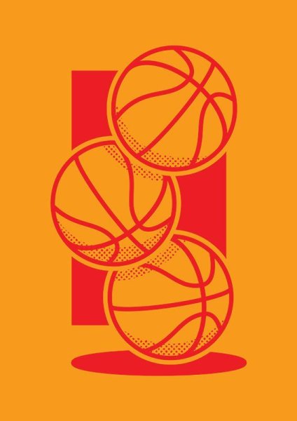 Баскетбол рисунок