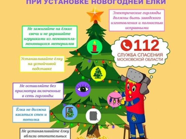 Безопасный новый год для детей