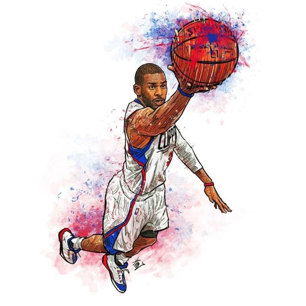 Баскетболист вектор