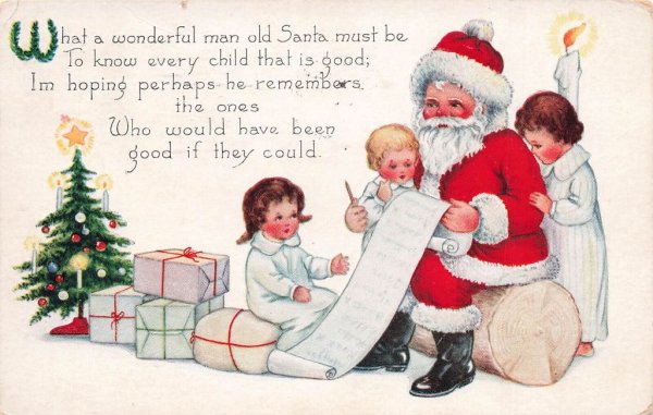 Плакат на тему новый год