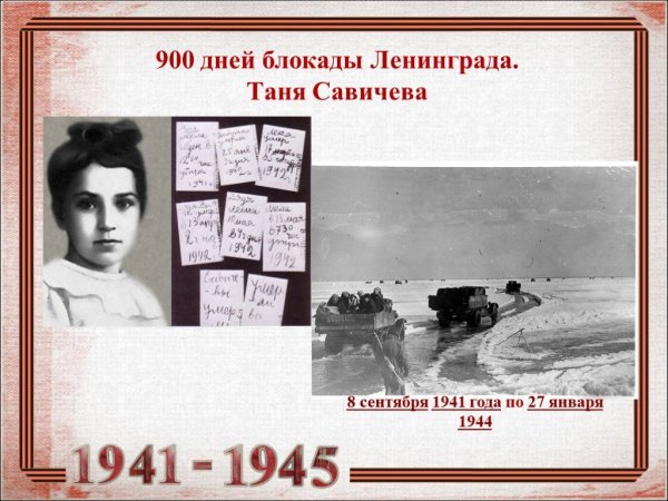 Блокада Ленинграда 900