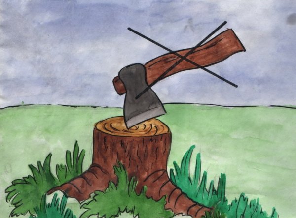 Дерево карикатура