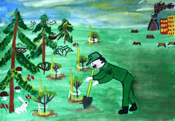 Вырубка лесов для детей