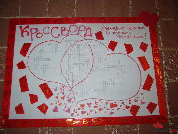 Плакат для любимого парня своими руками