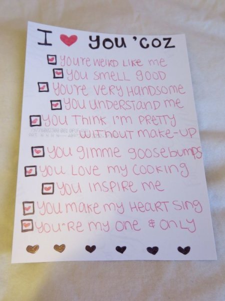 Приятный сюрприз для любимого мужа