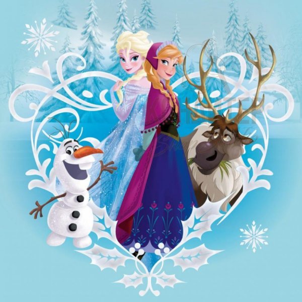 Пазл "Эльза и Анна"