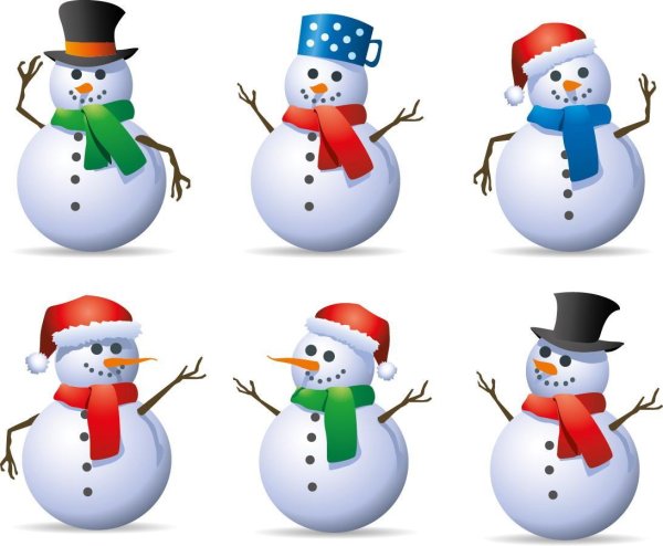 Картинки снеговиков на новый год