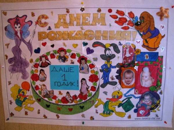 Плакат на день рождения мальчику