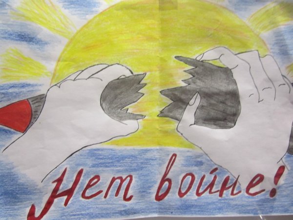 Рисунок на тему нет войне