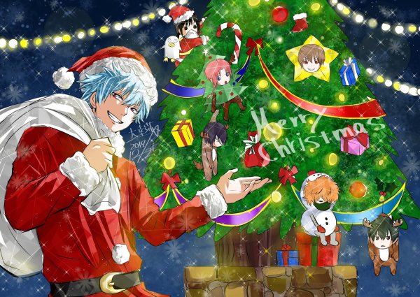 Новый год в стиле аниме