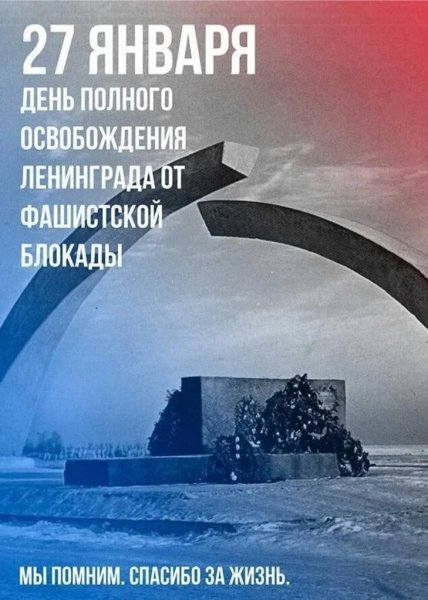 Снятие блокады Ленинграда Дата