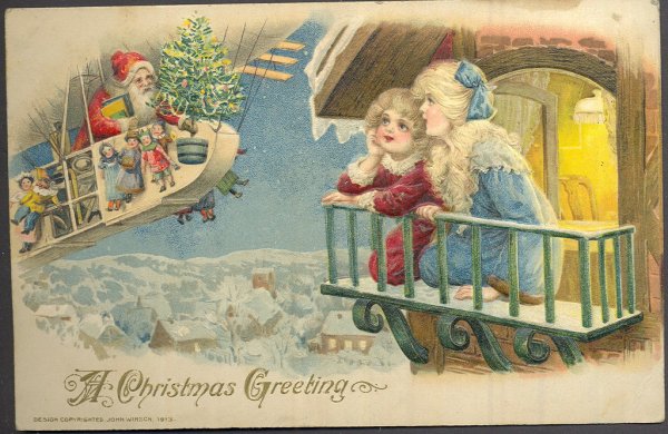Старинные открытки с Рождеством