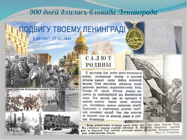 900 Дней блокады Ленинграда