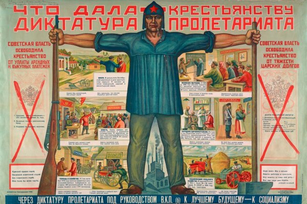 Советские революционные плакаты