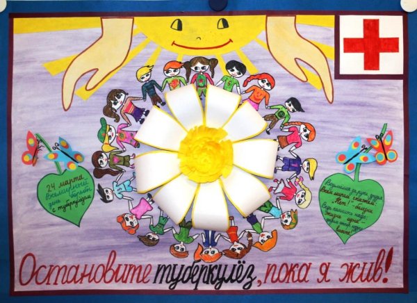 Плакат борьба с туберкулезом