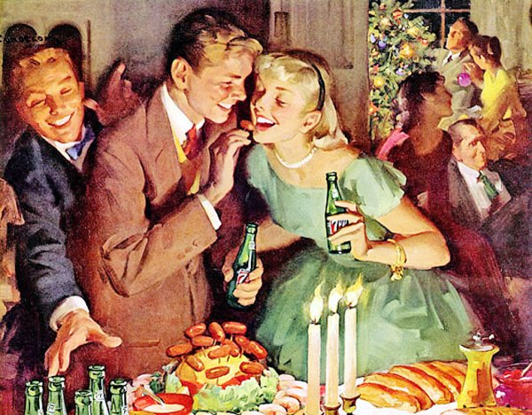 Новогодние постеры в скандинавском стиле