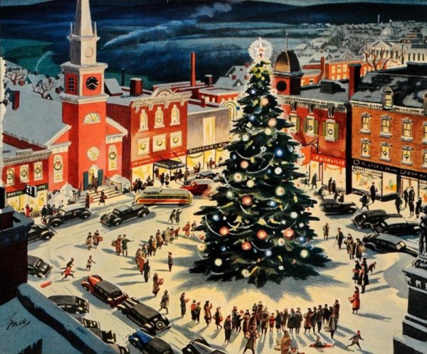 Дизайнерские новогодние плакаты