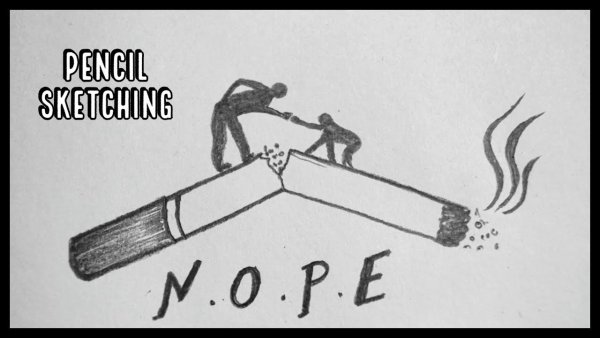 Плакат против курения