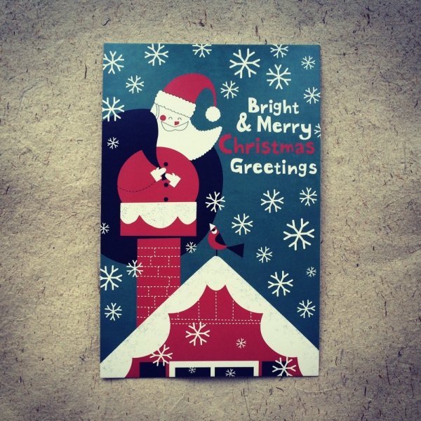 Рождественские открытки дизайн