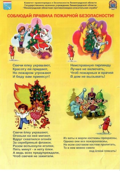 Пожарная безопасность в новый год