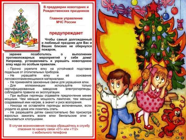 Безопасность детей в новогодние праздники