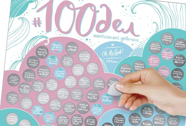 Скретч-Постер #100 дел "TRUEGIRL Edition"