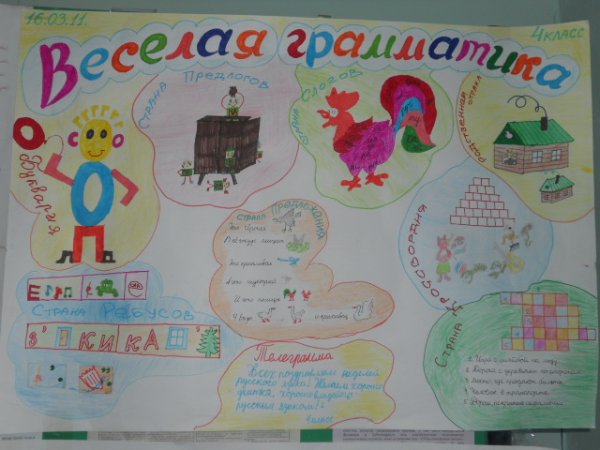 Стенгазета на неделю русского языка