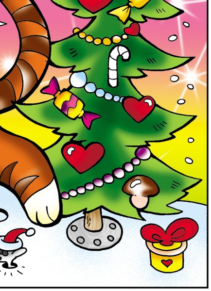 Плакат вырубной "Снеговик", а3