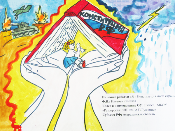 Выставка рисунков ко Дню Конституции