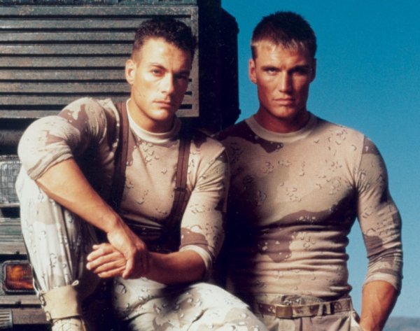 Дольф Лундгрен и Жан Клод Ван Дамм