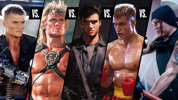 Дольф Лундгрен в молодости и сейчас