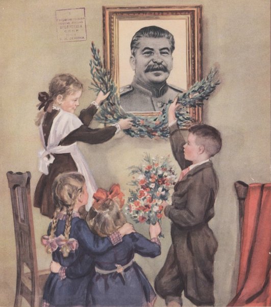 Сталин с новым 1937 годом