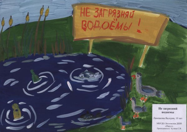 Плакат охрана воздуха