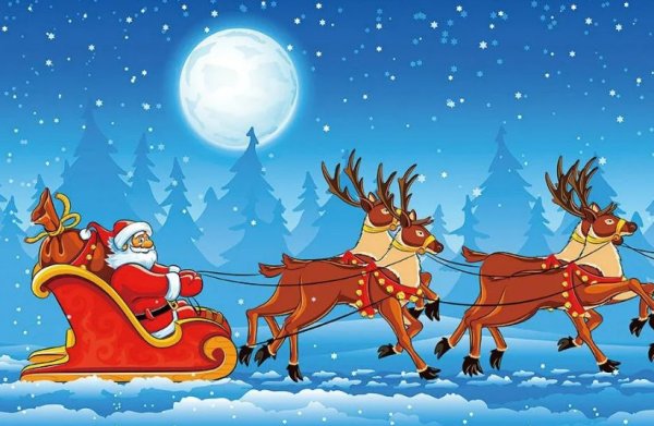 Олени Деда Мороза