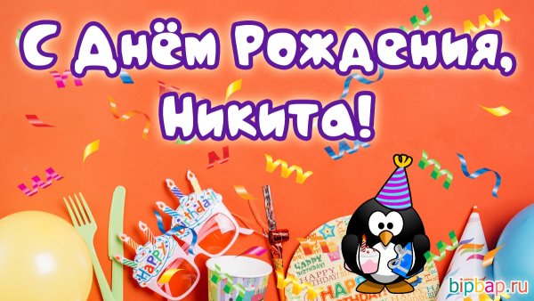 С днём рождения Никитка
