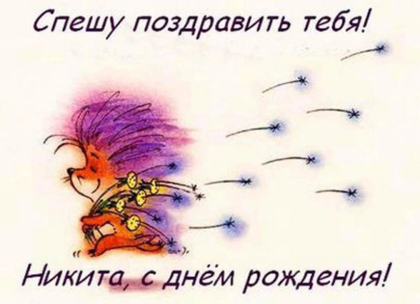 С днём рождения Никита поздравления