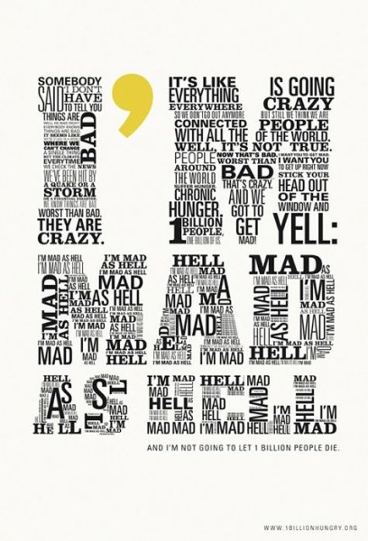 Шрифтовая афиша