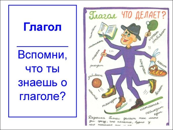 Что такое глагол?