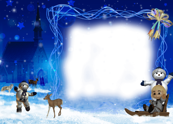 Новогодние рамки для фотошопа