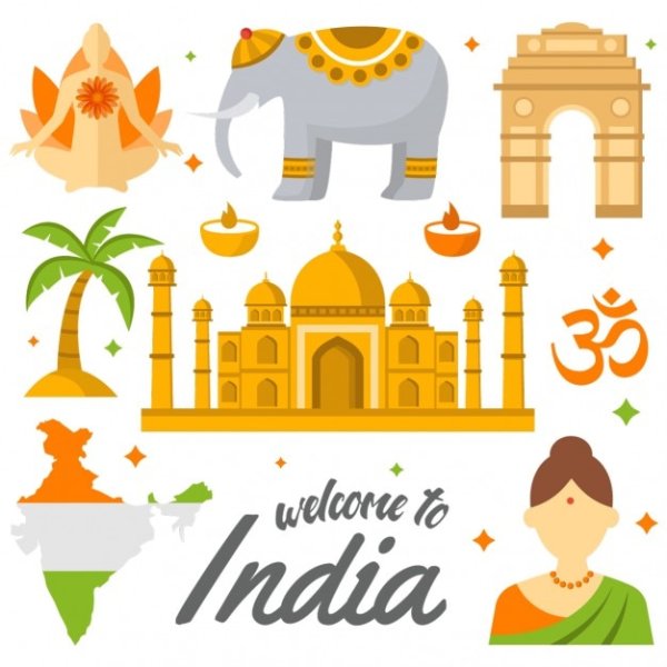 Символы Индии для детей