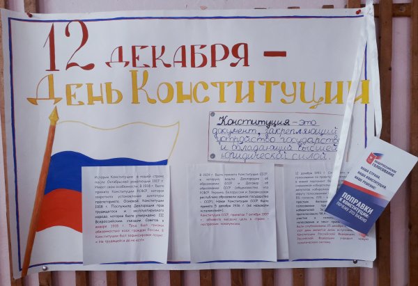 Плакат на тему Конституция