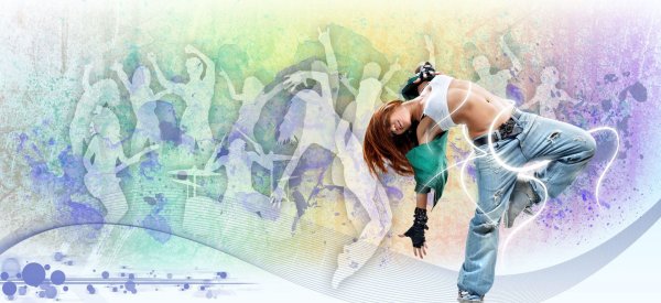 Танцевальная тематика фон