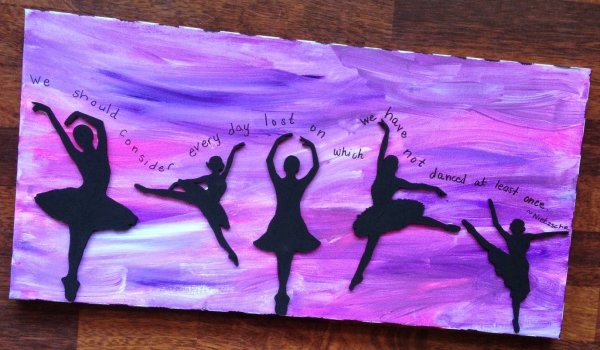 Поделка для учителя танцев